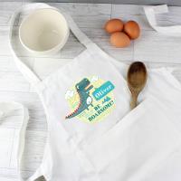 Personalised Dinosaur Childrens Apron Extra Image 1 Preview